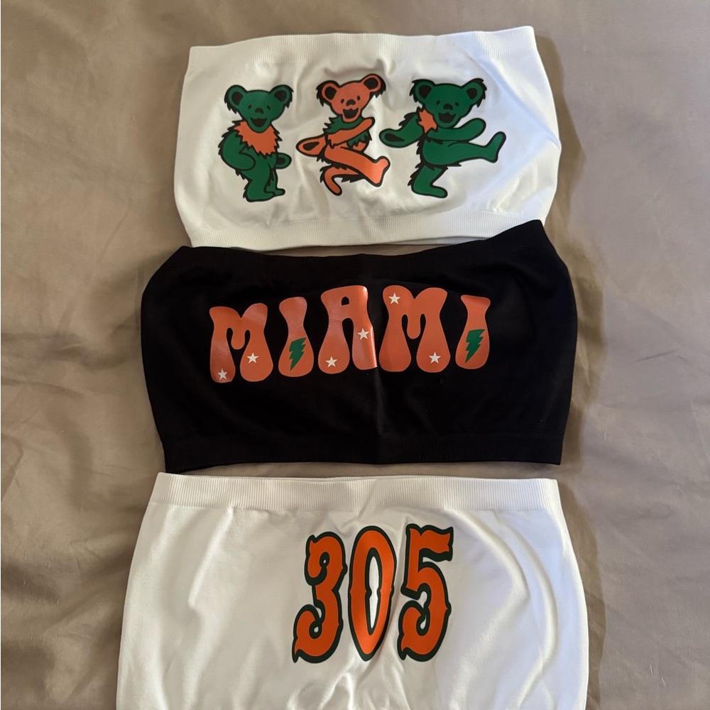 UMiami Game Day Tube Tops